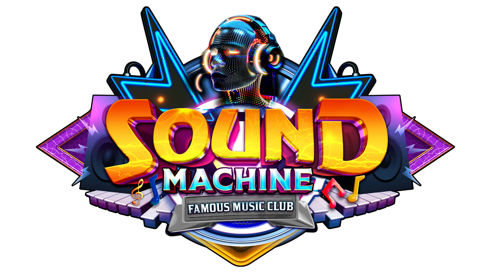 Sound Machine Famous Music Club Logo